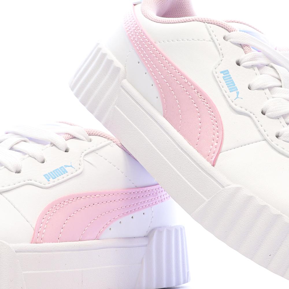 Zapatillas blancas/rosas para niña Puma Carina 3.0 Jellyy ver 7