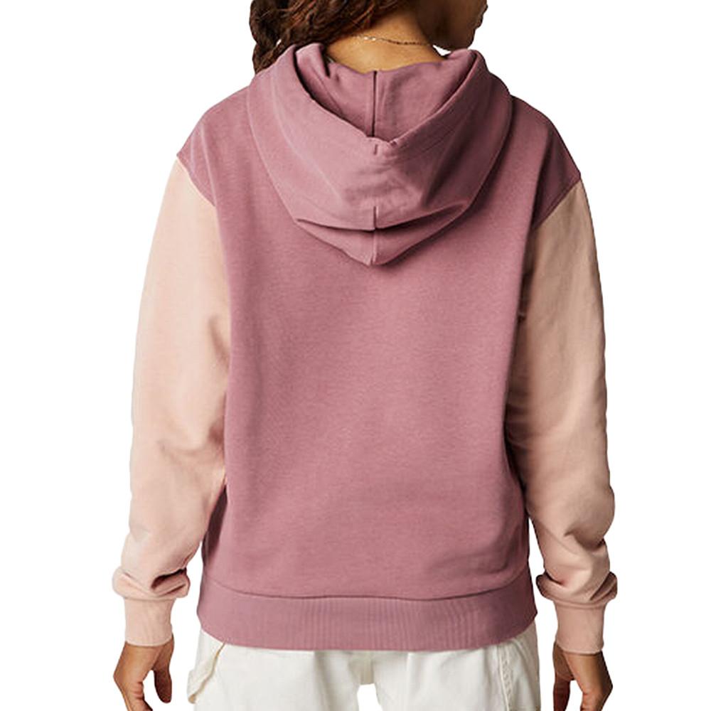 Sweat à Capuche Framboise Femme Converse Star Chevron vue 2