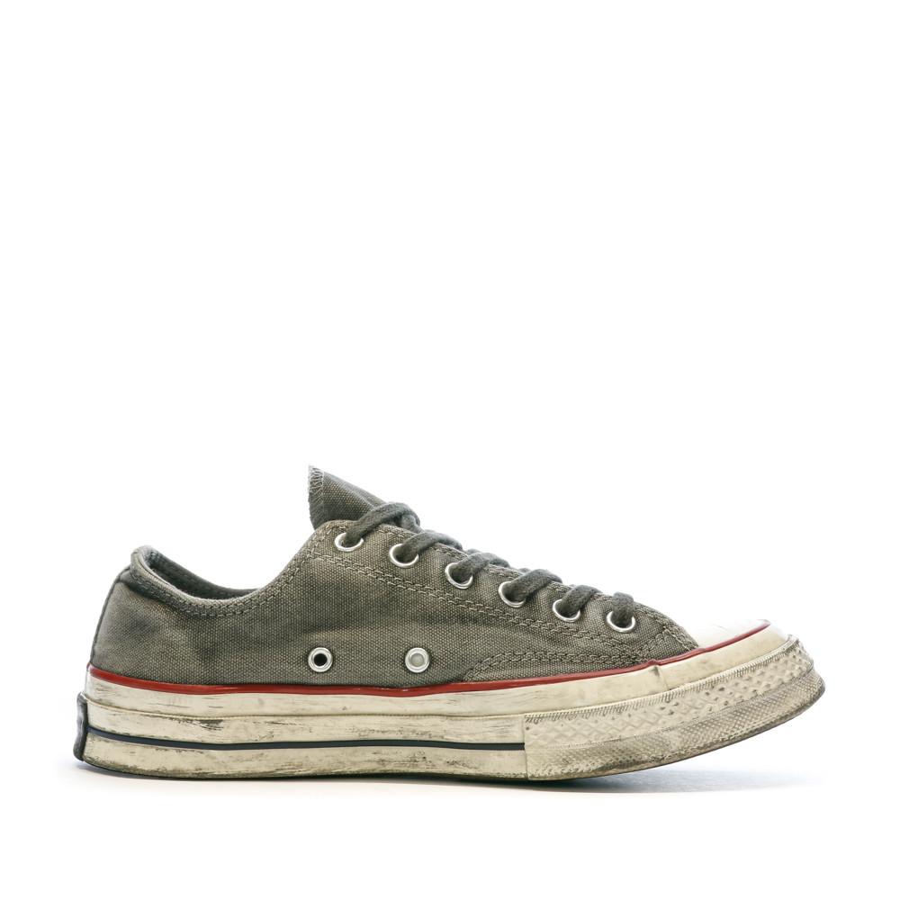 Baskets Grise Homme Converse Chuck 70 Canvas vue 2