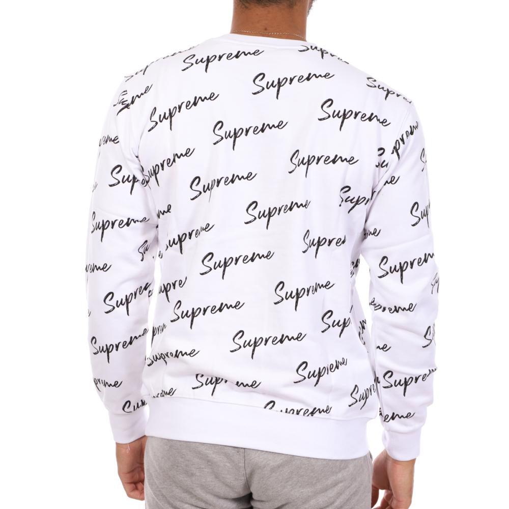 Sweat Blanc Homme Supreme Grip Alot vue 2