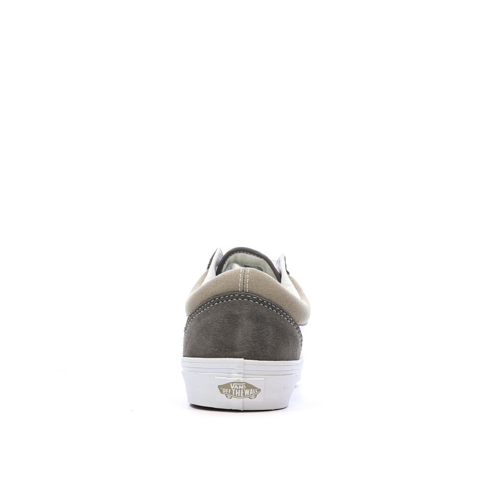 Marrón/Beige Zapatillas Hombre Vans Old Skool Canvas Block B ver 3