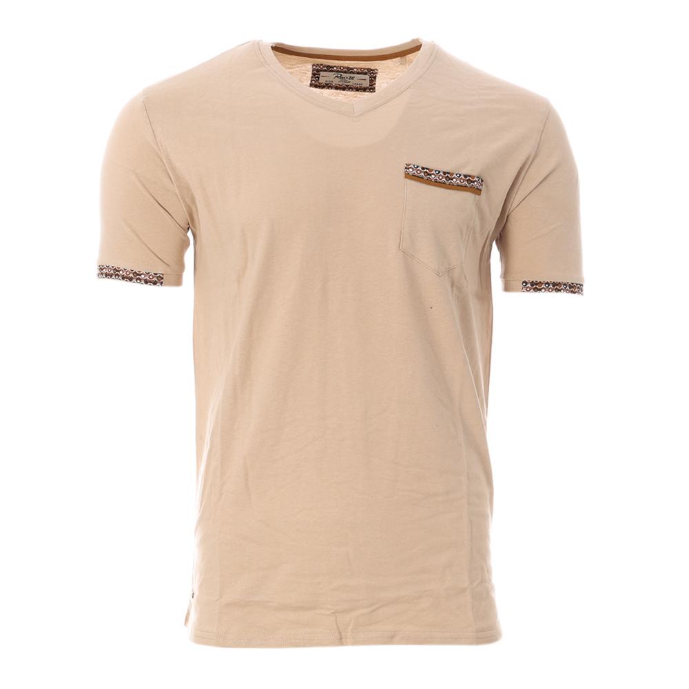 T-shirt Beige Homme RMS26 91277 pas cher