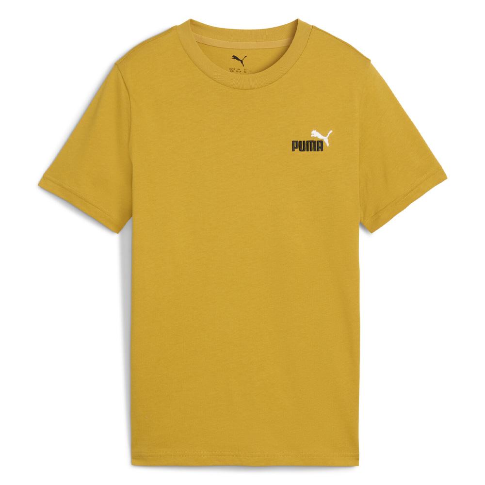 T-shirt Jaune Garçon Puma Ess 2 Color Logo pas cher