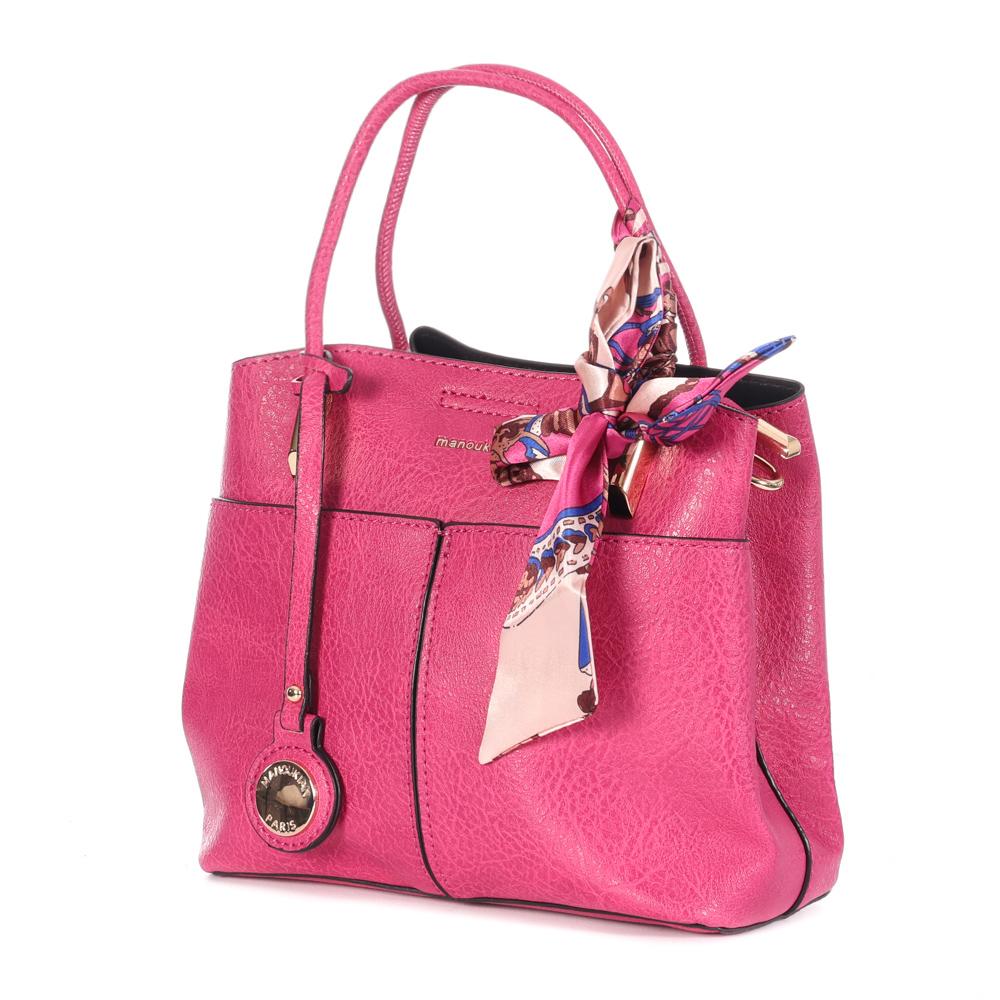 Sac à Main Rose Femme Manoukian ALBANE vue 2