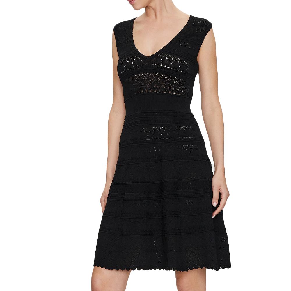 Robe Noir Femme Morgan Tricot 241RMNAIA pas cher