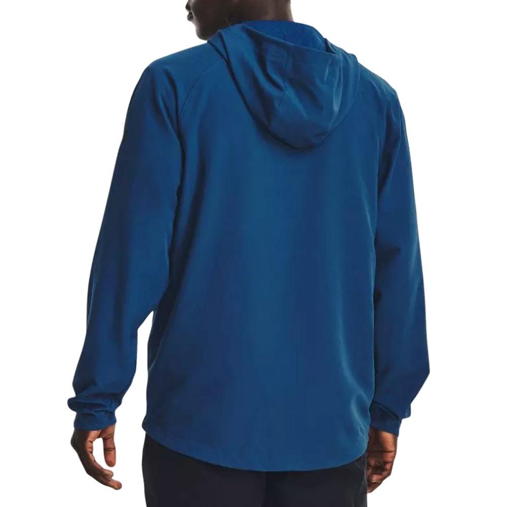 Sweat Zippé Bleu Homme Under Armour Unstoppable vue 2