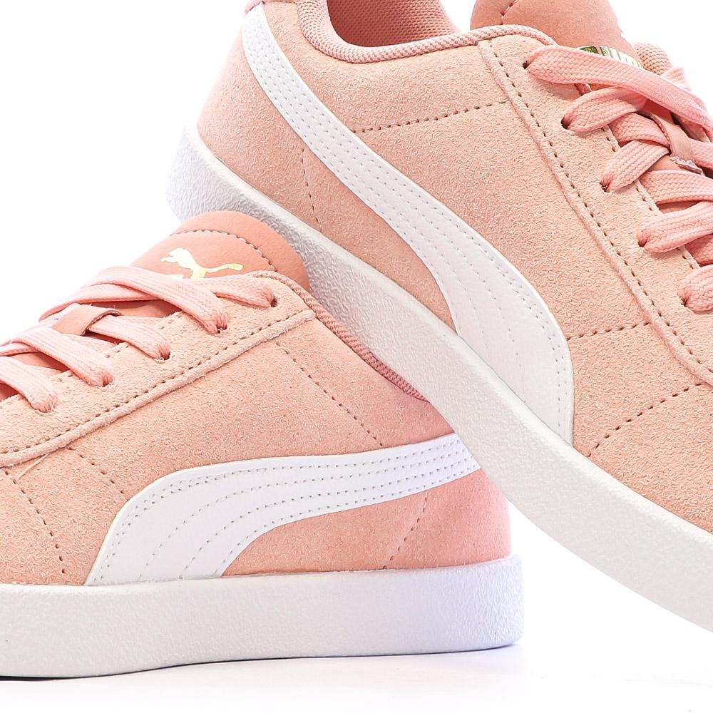 Baskets Rose Corail Fille Puma Club vue 7
