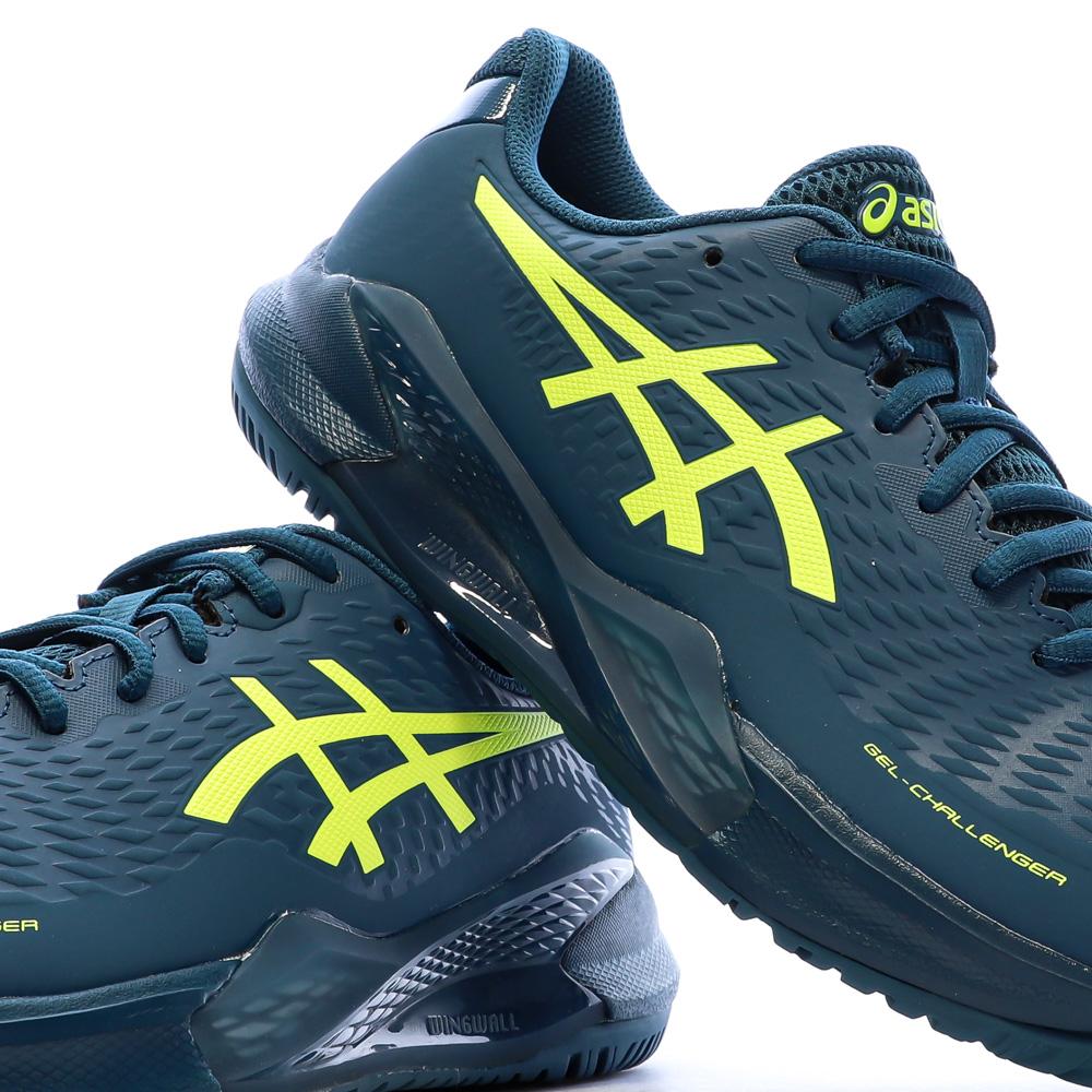 Chaussures de running Bleu/Jaune Homme Asics Challenger vue 7