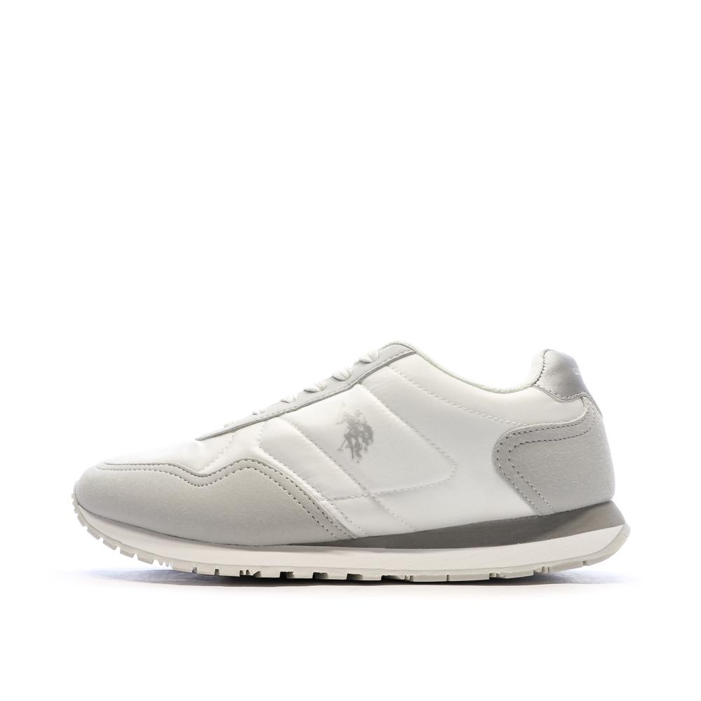 Baskets Blanches/Grises Femme US Polo ASSN FS1 pas cher
