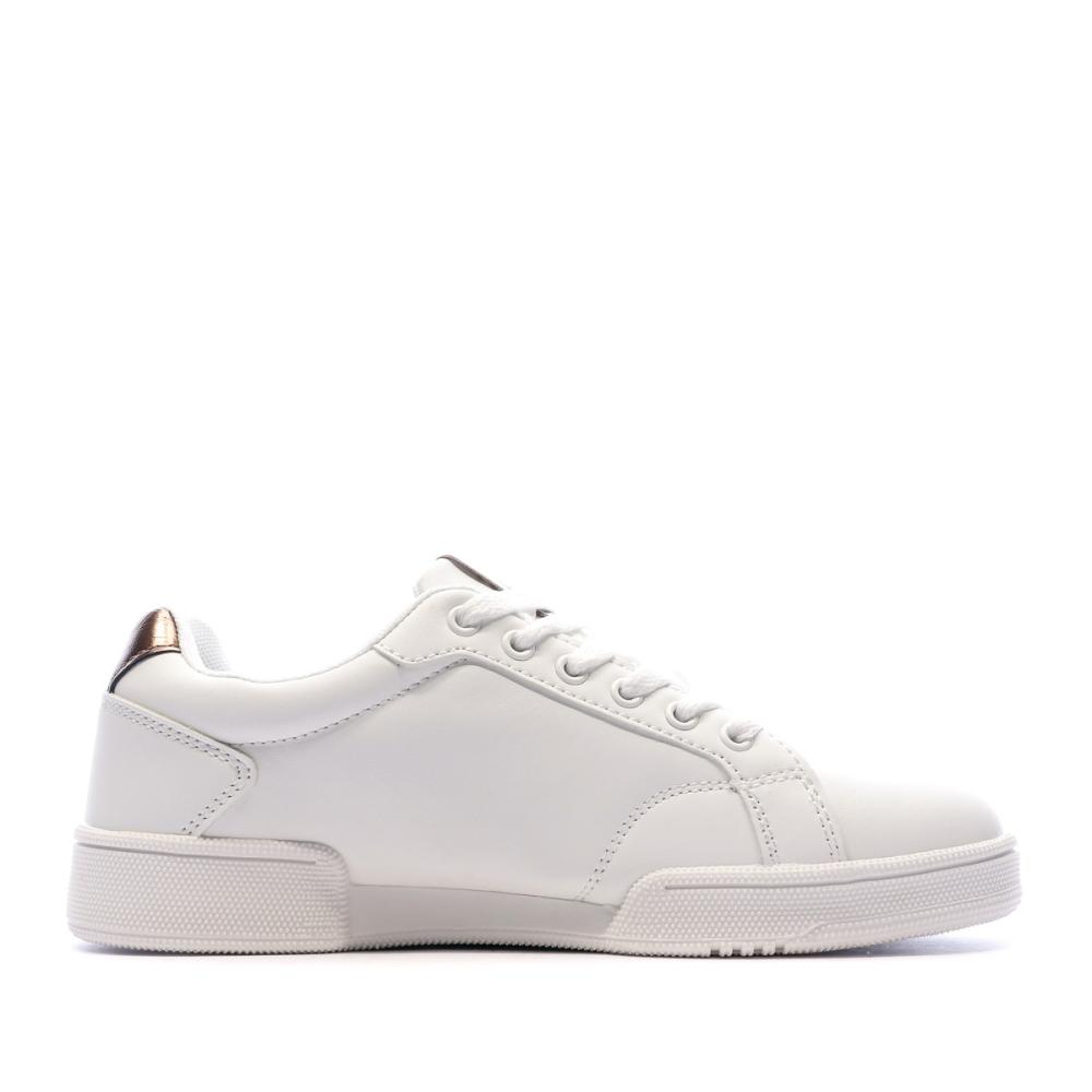 Baskets Blanches/Cuivre femme Kappa Adenis vue 2