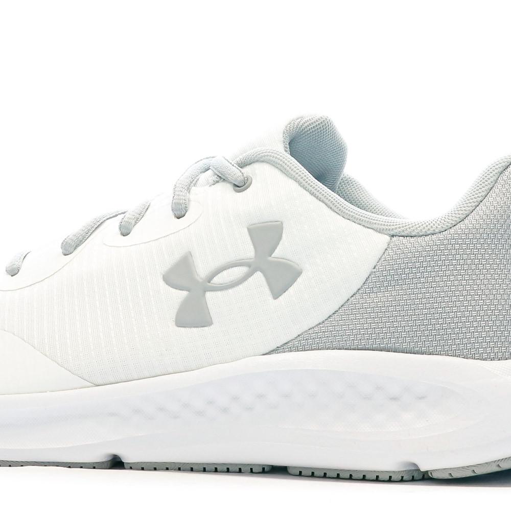 Chaussures de Running Blanc/Gris Homme Under Armour Charged Pursuit 3 Tech vue 7