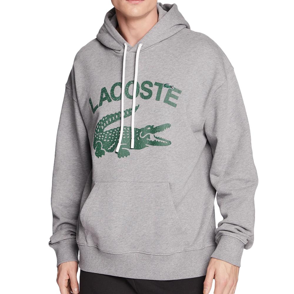 Sweat Gris Homme Lacoste SH0107 pas cher