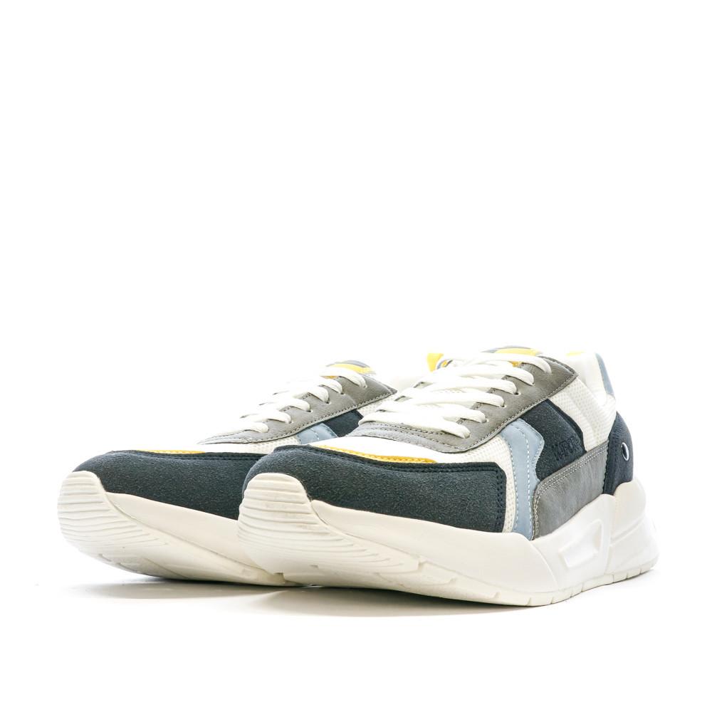 Baskets Blanche/Marine Homme Kaporal Bofali vue 6