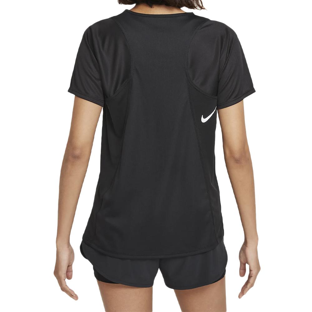 T-shirt Noir Femme Nike Race Top vue 2