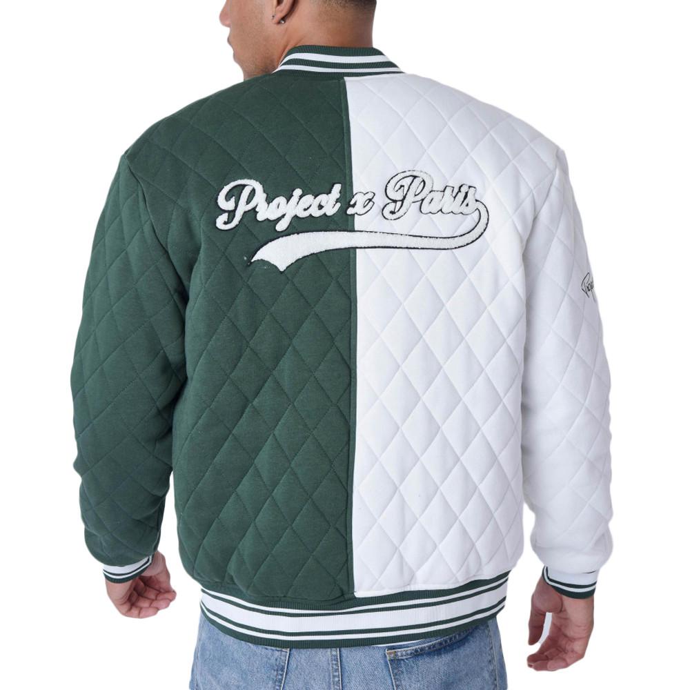 Veste Vert/Blanc Homme Project X Paris Oversize vue 2
