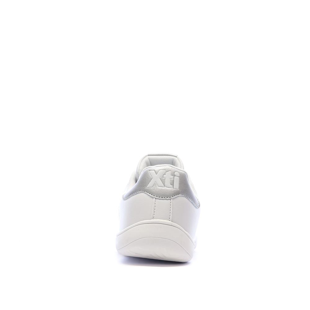 Weiße/silberne Damen-Sneaker Xti Plata Ansicht 3