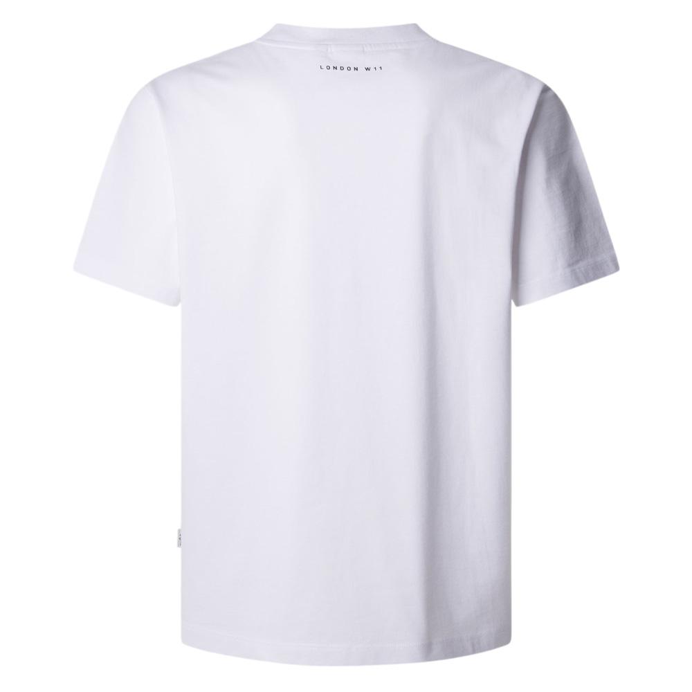 T-shirt Blanc Homme Pepe jeans Dorian vue 2