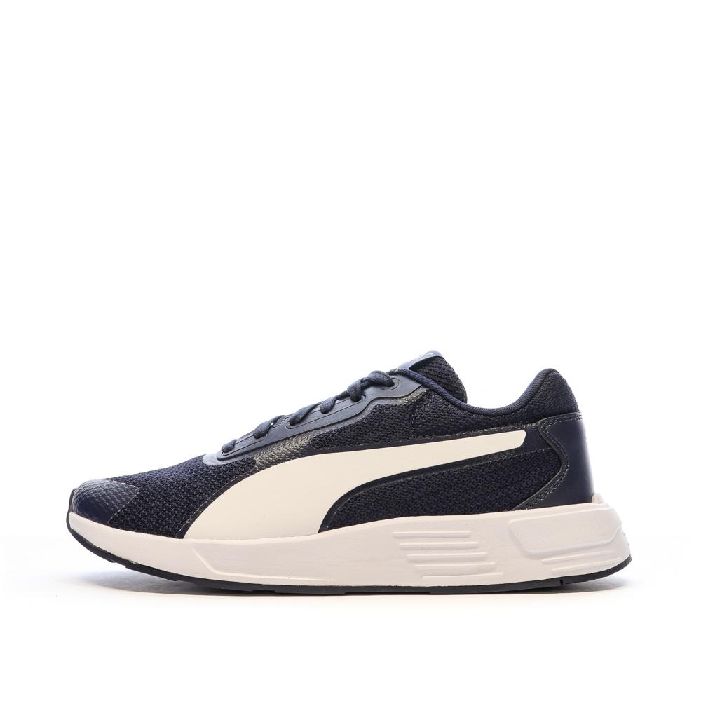 Baskets Marine/Blanche Homme Puma Taper pas cher
