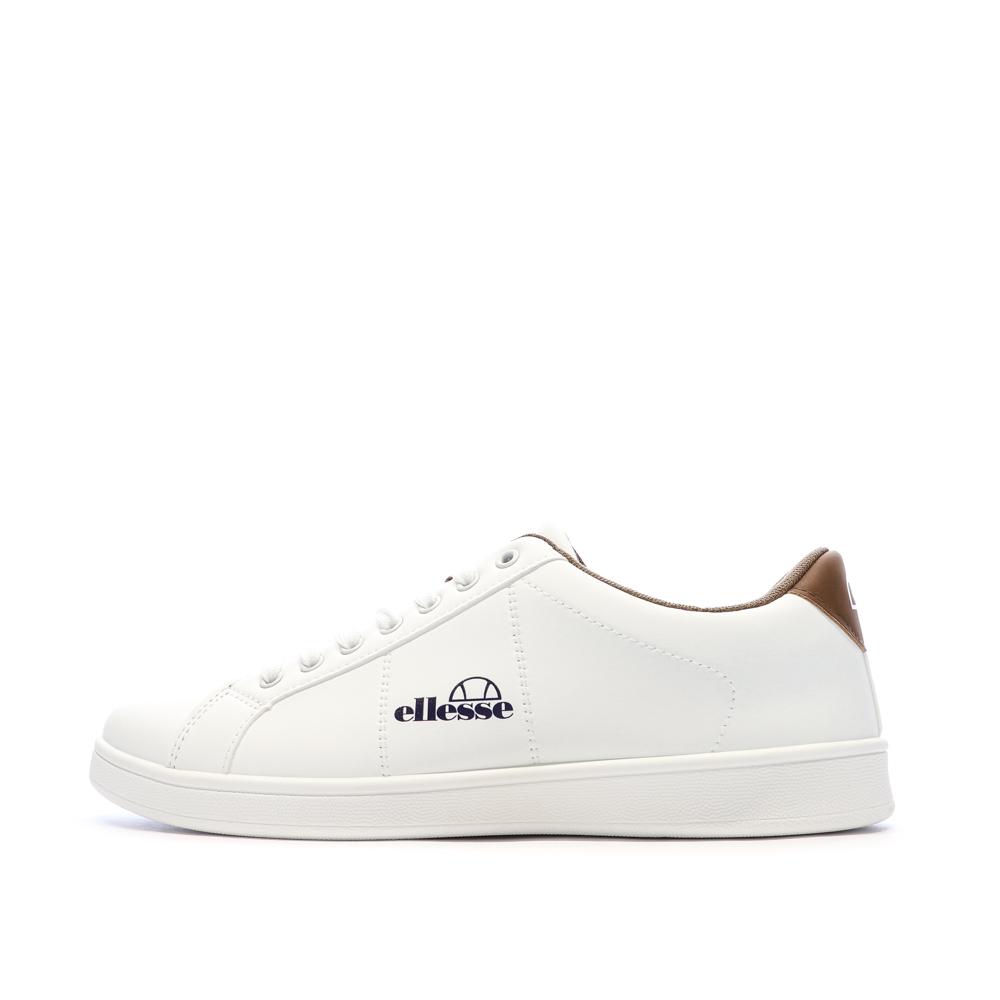 Baskets Blanches/Marrons Homme Ellesse Defender pas cher