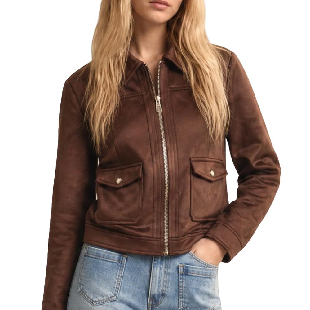 Veste Marron Femme Morgan GLIVA pas cher