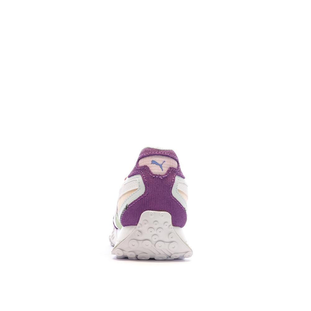 Baskets Rose/Violettes Femme Puma Blktop vue 3