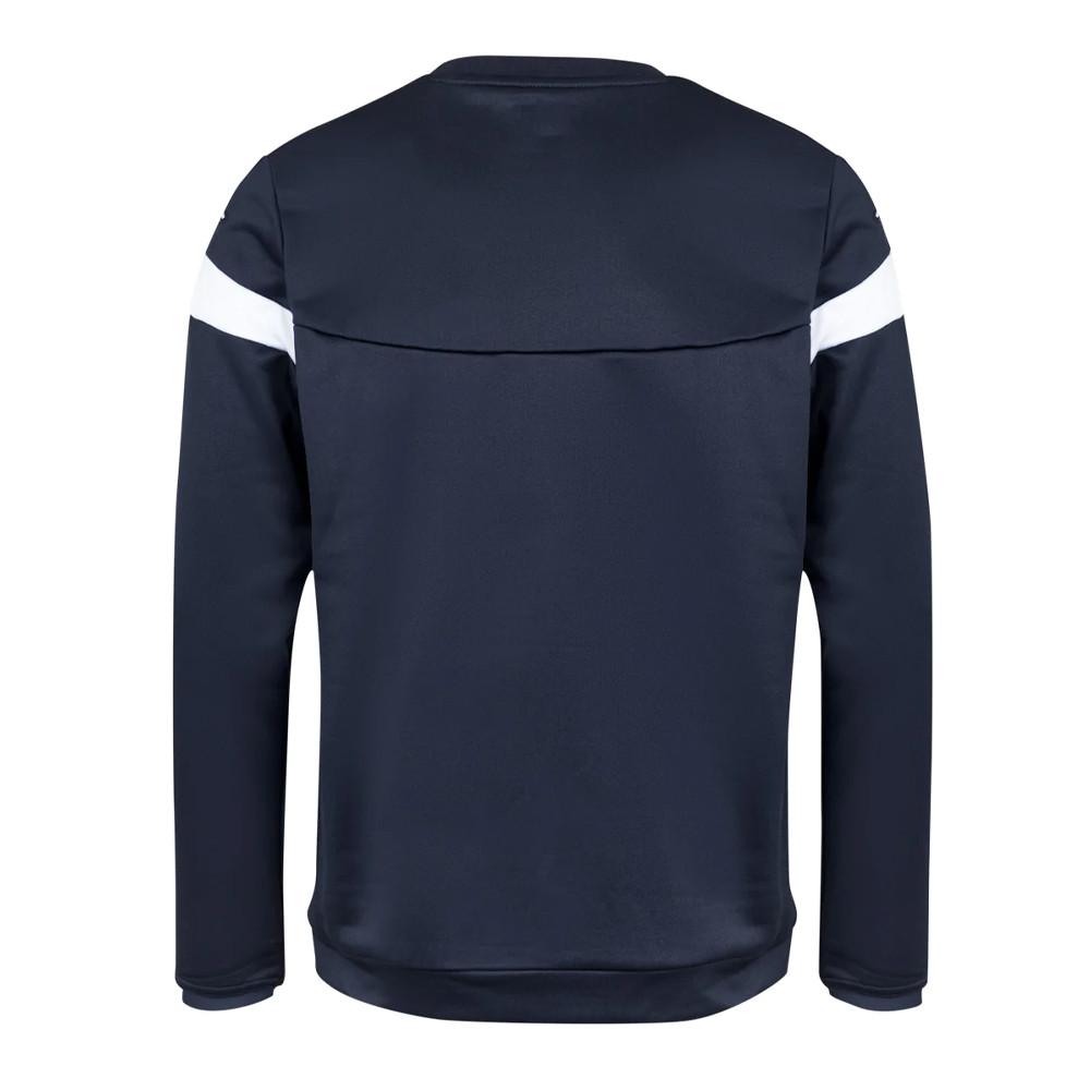 Sweat Marine/Blanc Homme Kappa Lido vue 2