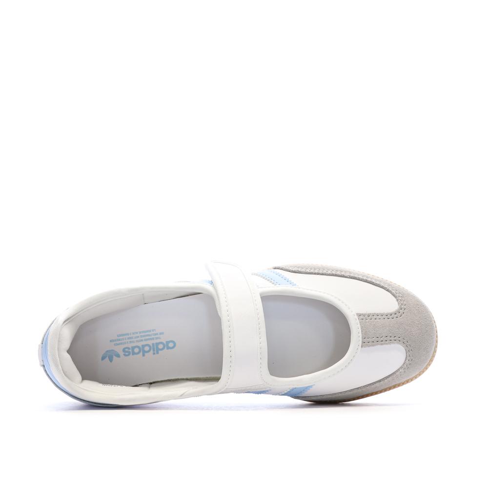 SAMBA JANE Baskets Blanc/Bleu Adidas vue 4