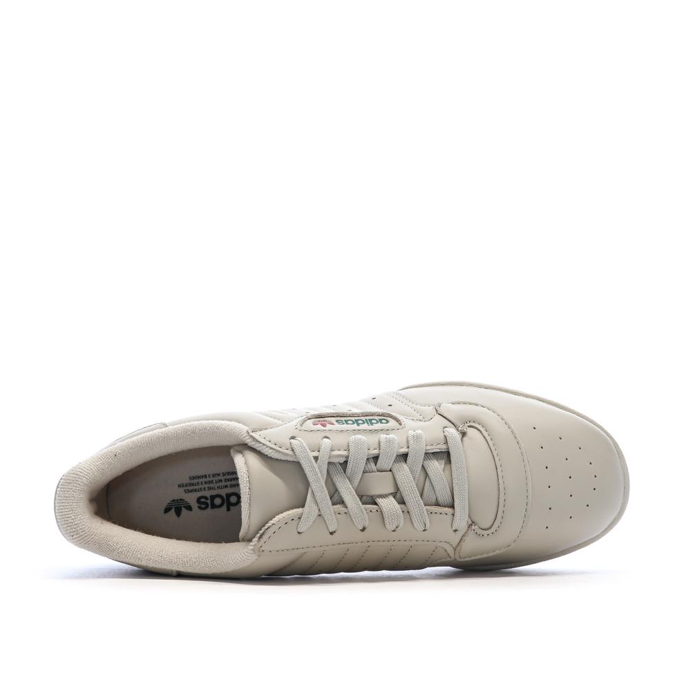 Baskets Blanches Homme Adidas Powerphase vue 4