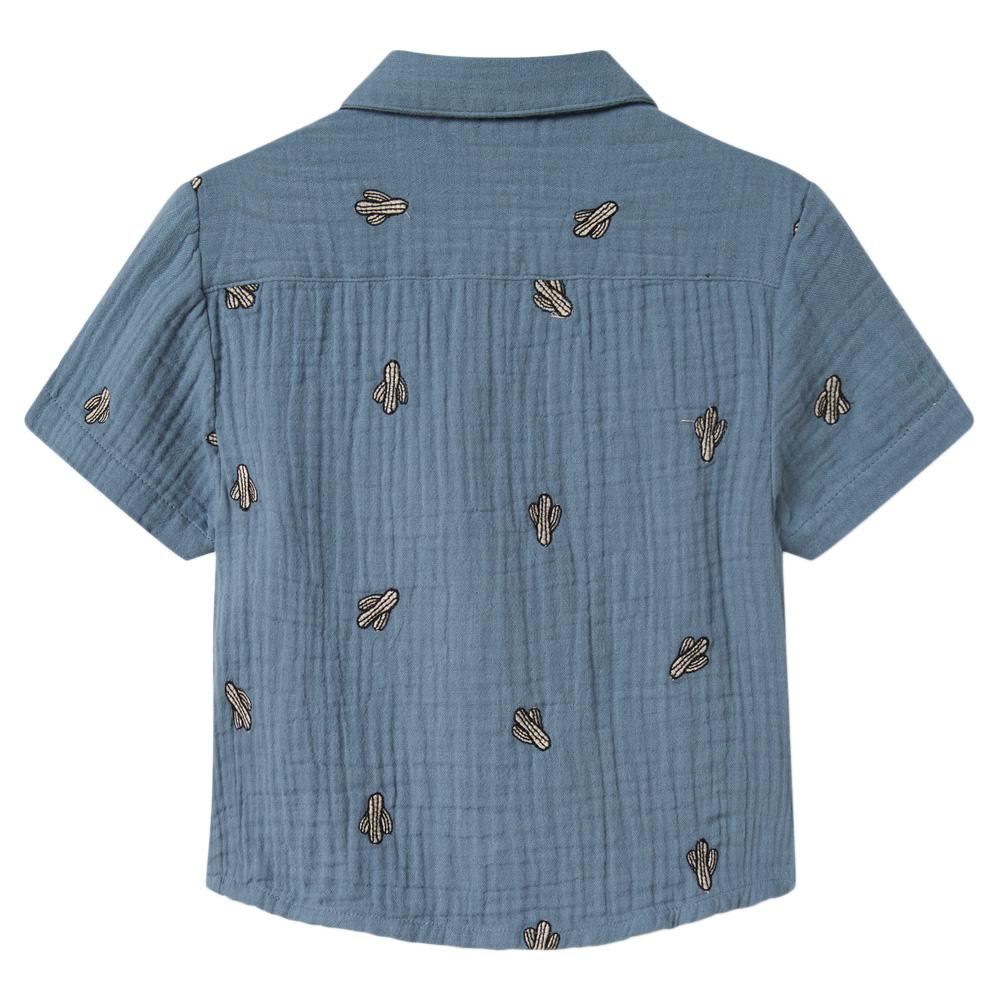 Chemise Bleu Garçon Name it Joshua vue 2