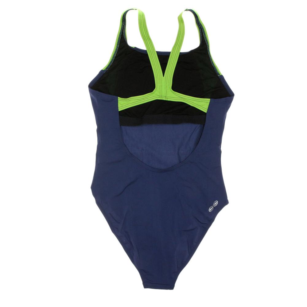 Maillot de bain Marine/Vert Femme Arena Higher vue 2