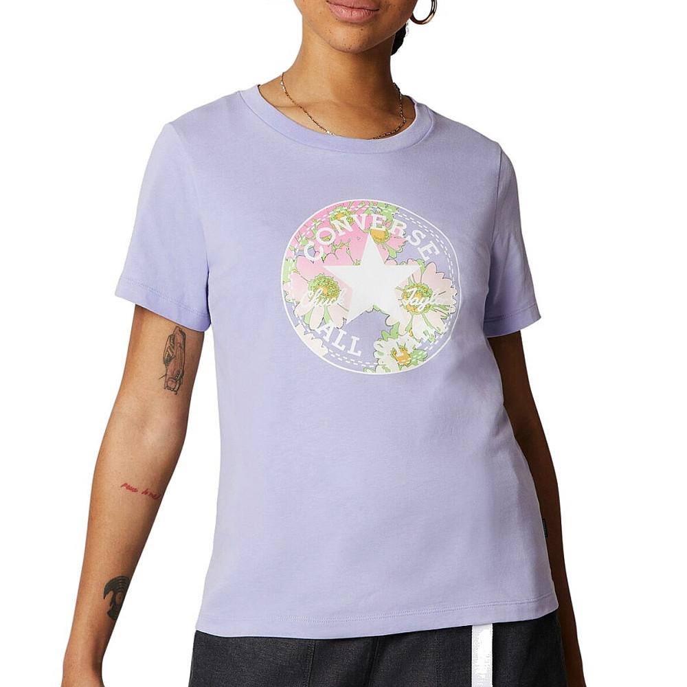 T-shirt Mauve Femme Converse Inspired Takedown pas cher