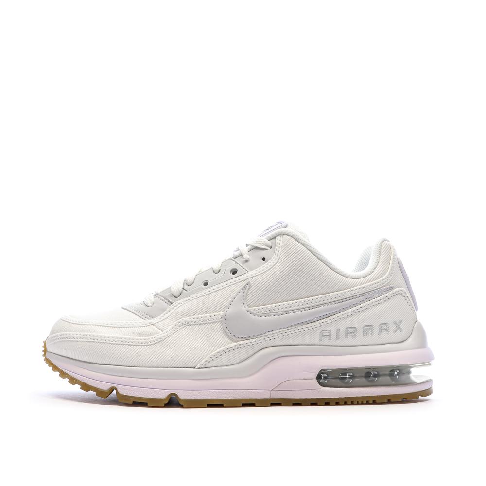 Baskets Blanches/Grises Clair Homme Nike Air Max Ltd 3 Txt pas cher