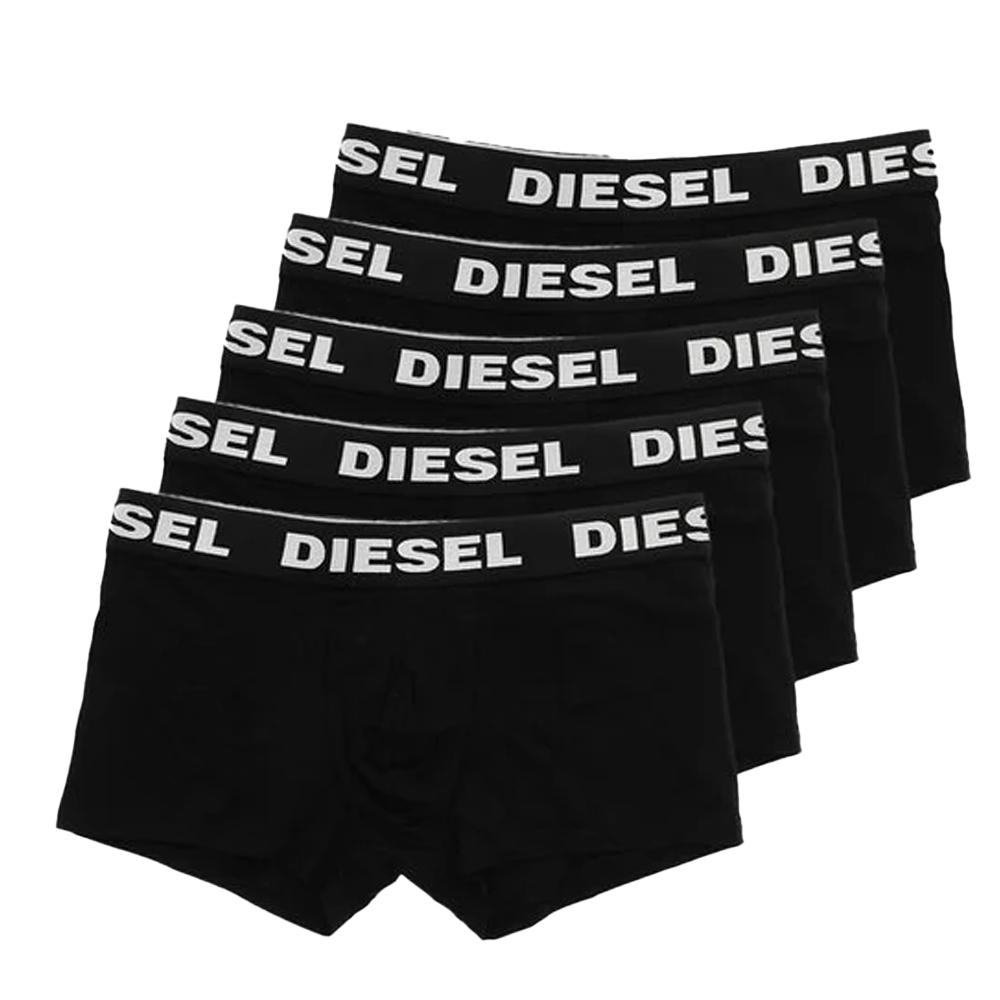 Lot de 5 Boxers Noir Homme Diesel Rikbd pas cher