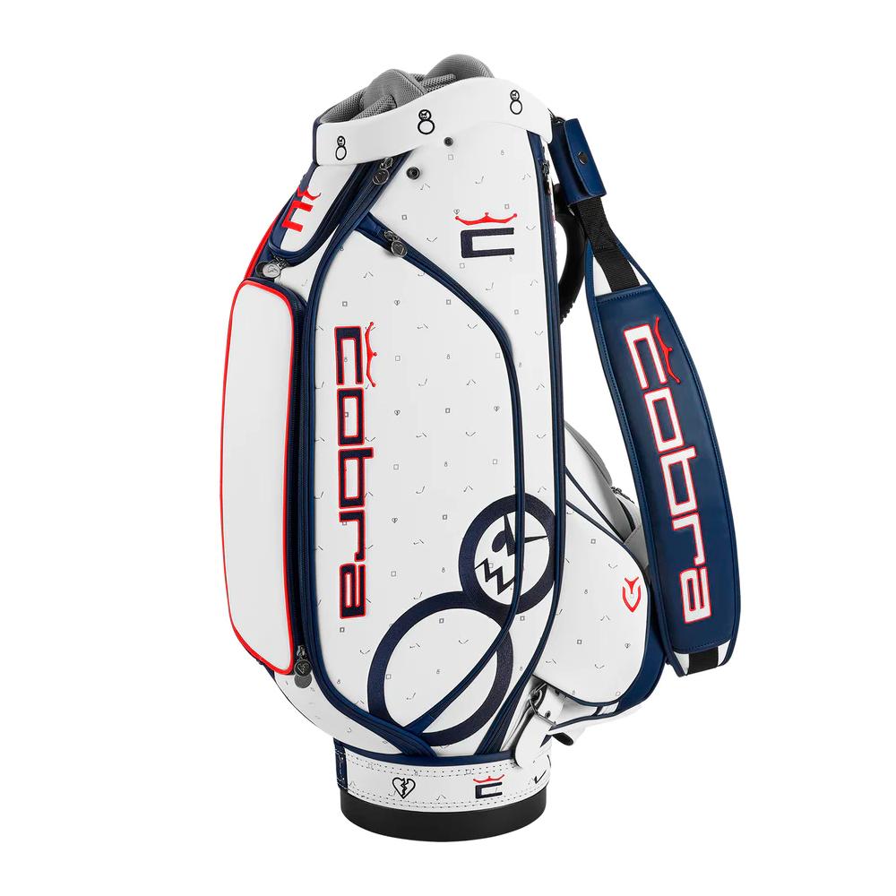 Sac de Golf Chariot Bleu/Blanc/Rouge Cobra Puma Love Staff 909562-01 pas cher