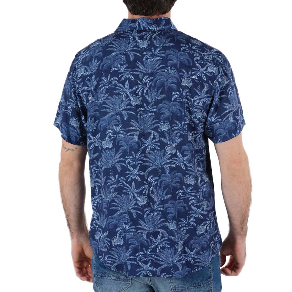Chemisette Manches Courtes Marine Homme Deeluxe Willson vue 2