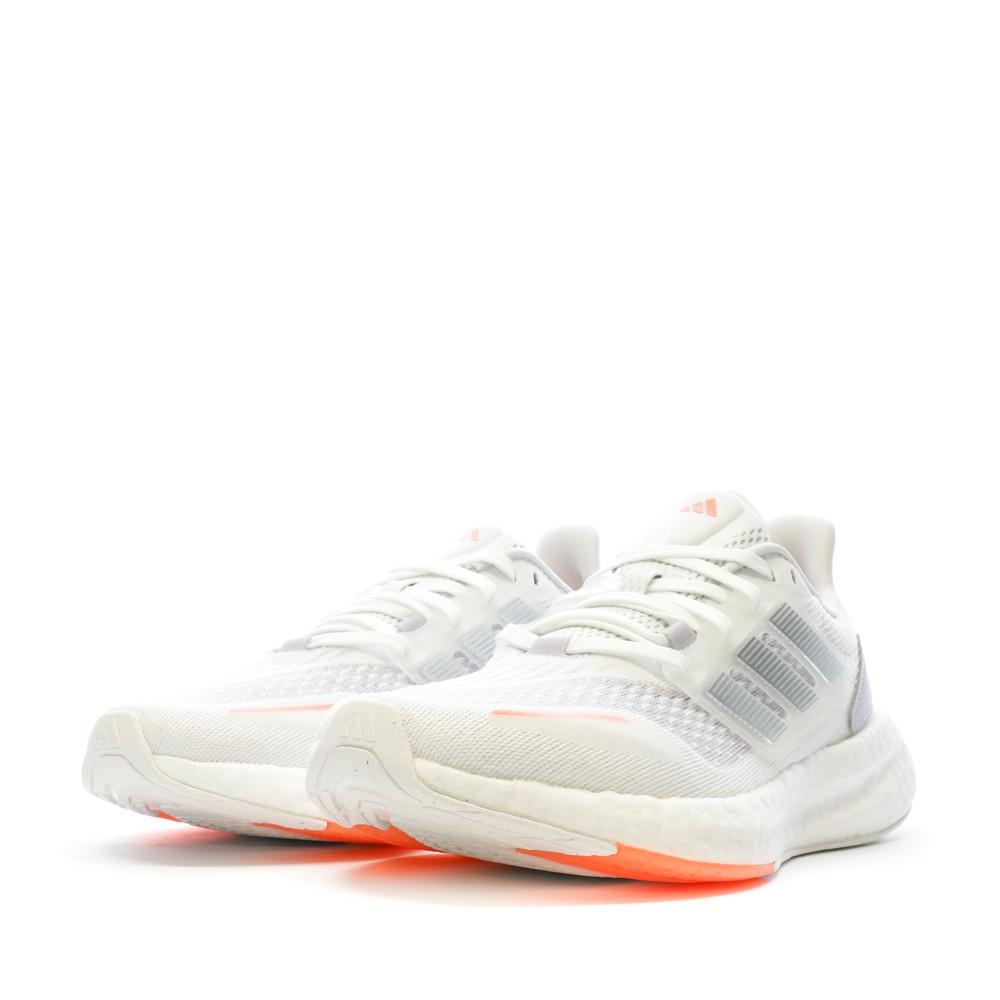 Chaussures de Running Blanches Femme AdidasPureboost 22 vue 6