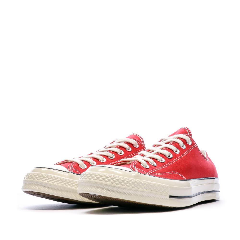 Baskets Rouges Mixte Converse Chuck 70 OX Enamel vue 6