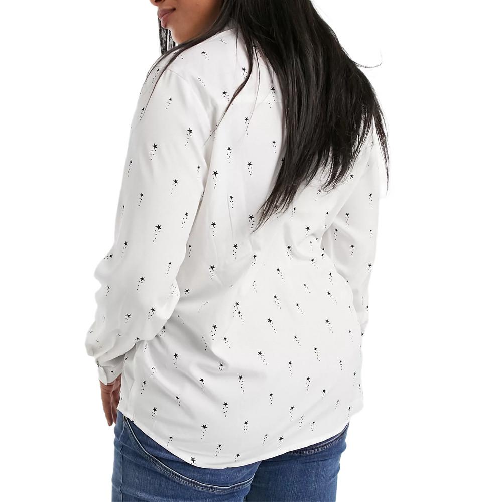 Chemise Blanche/Étoiles Noir Femme Brave Soul Nadia vue 2