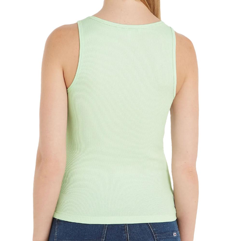 Débardeur Vert Femme Tommy Hilfiger Essential vue 2