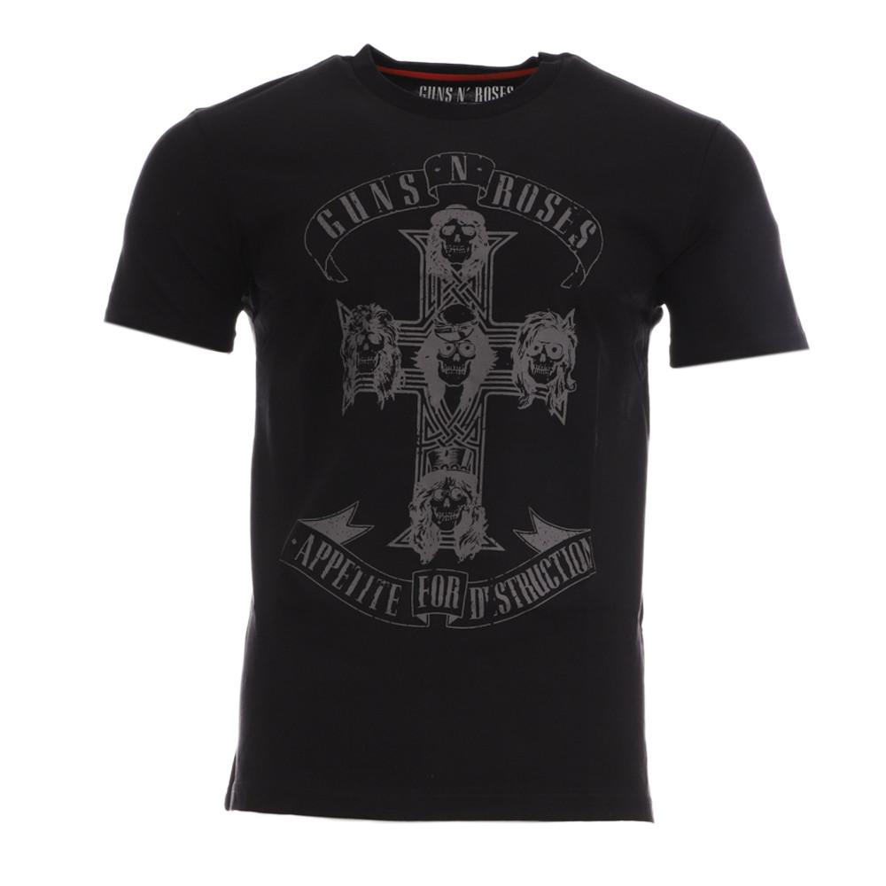 T-shirt Noir Homme Vintage Tee 1132275 pas cher