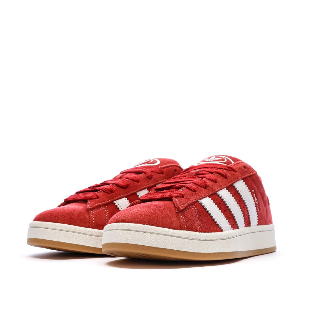 Campus Baskets Rouge Clair Homme Adidas vue 6
