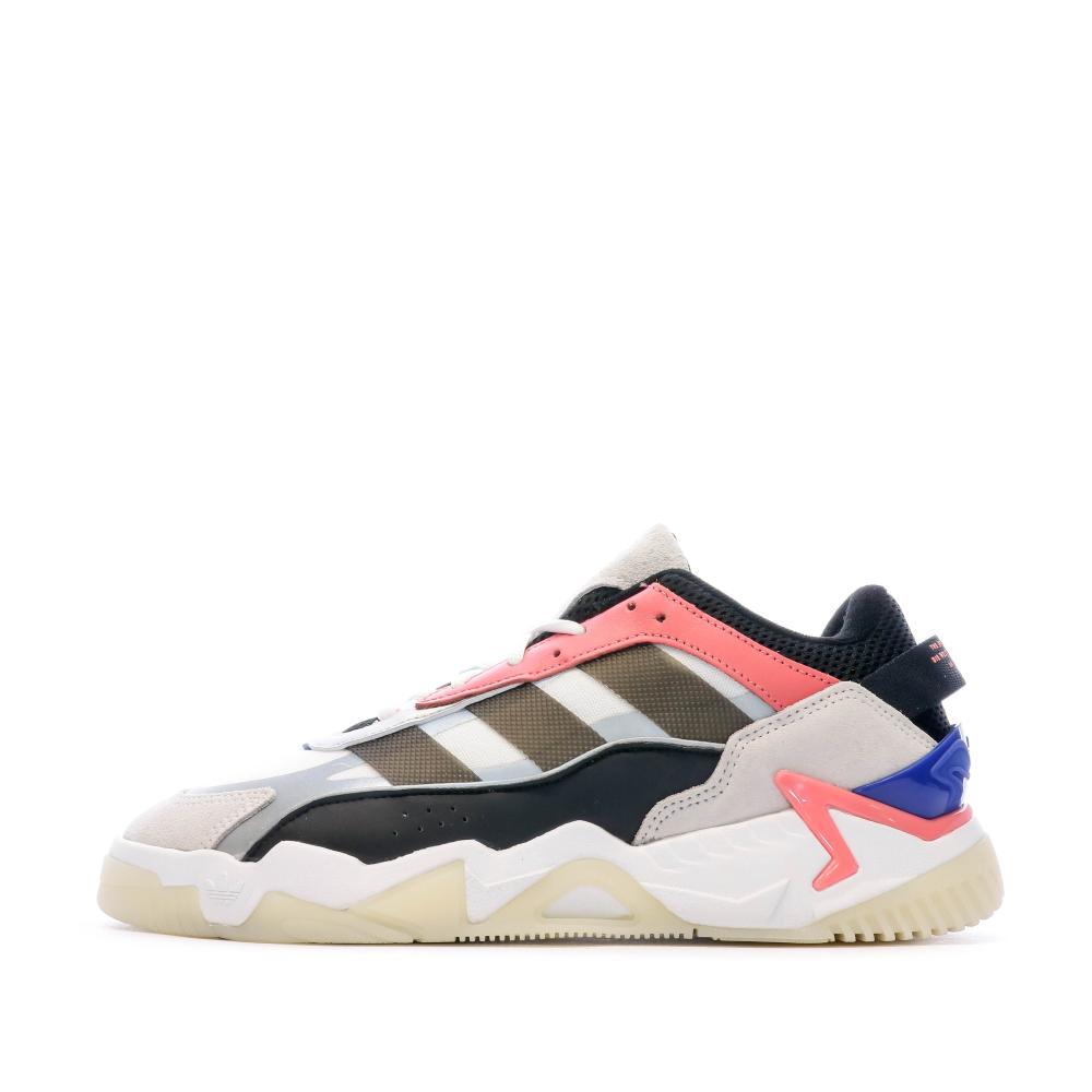 Baskets Grises Homme Adidas Niteball II pas cher