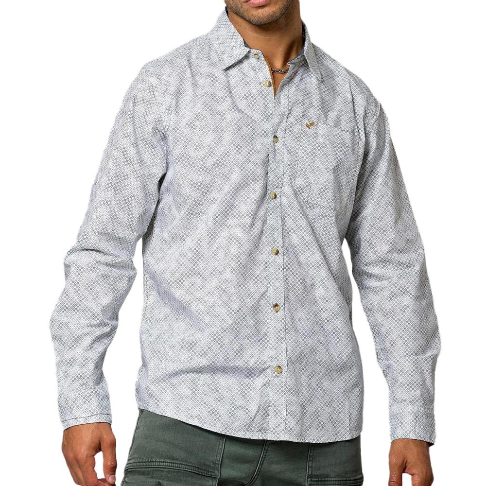 Chemise Blanc/Marine Homme Kaporal KROF pas cher