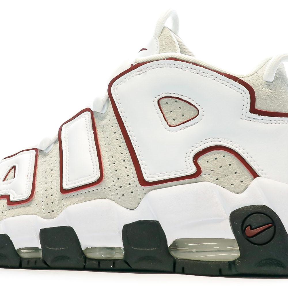 Baskets Écru/Rouge Homme Nike Air More Uptempo 96 vue 7