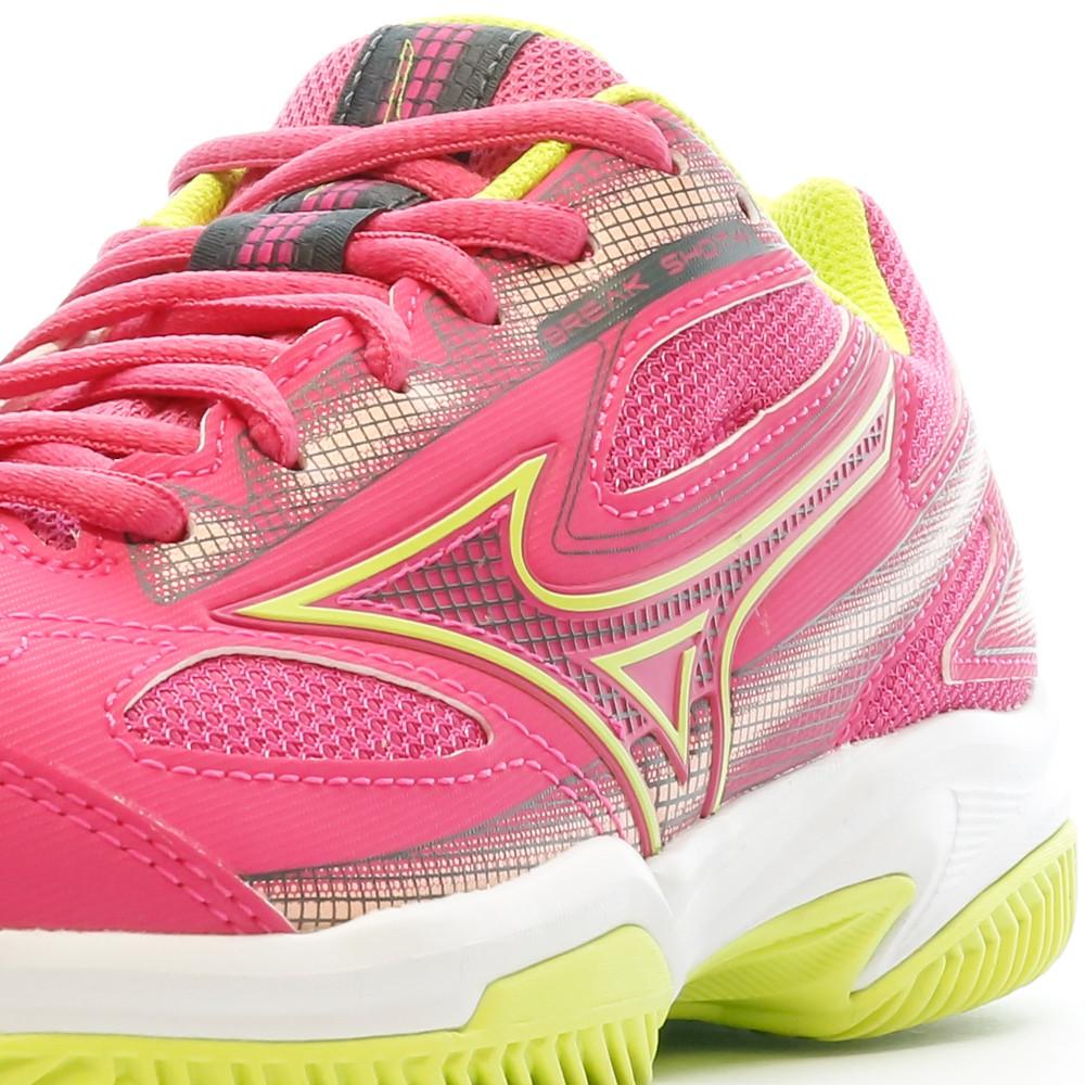 Chaussures de Padel Rose Femme Mizuno Break Shot vue 7