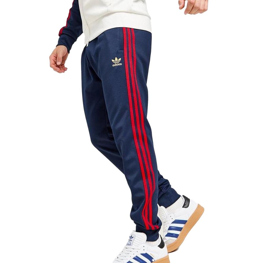Jogging Marine/Rouge Homme Adidas IY9870 pas cher