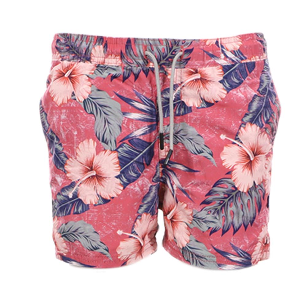 Short de bain à fleurs Rose Garçon Jack & Jones Bali pas cher