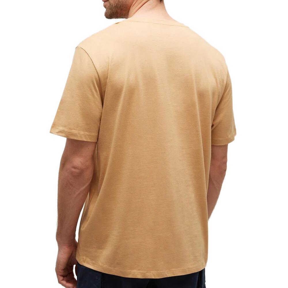Camiseta de color camel para hombre de Timberland con insignia en la manga ver 2