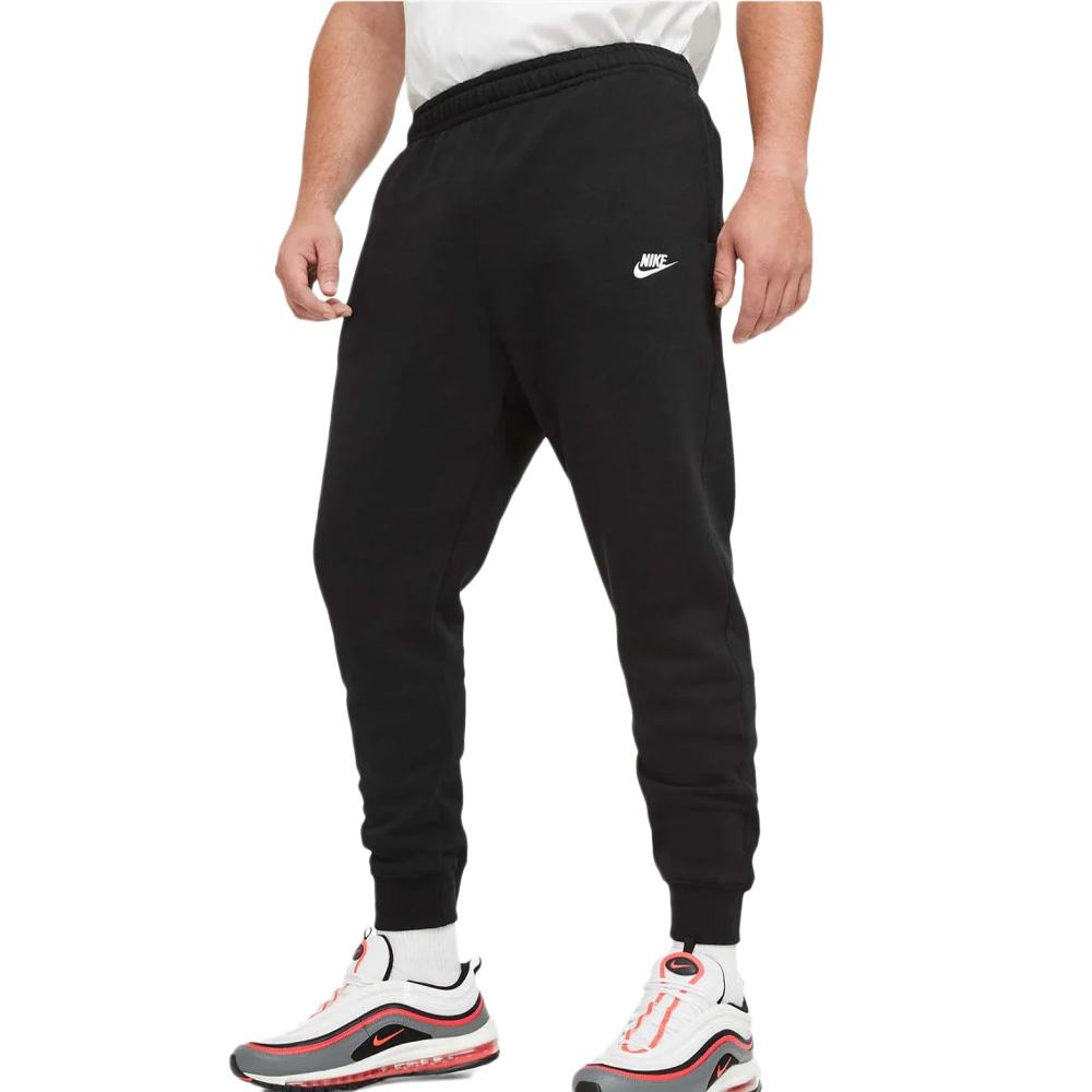 Jogging Noir/ Blanc Homme Nike Club pas cher