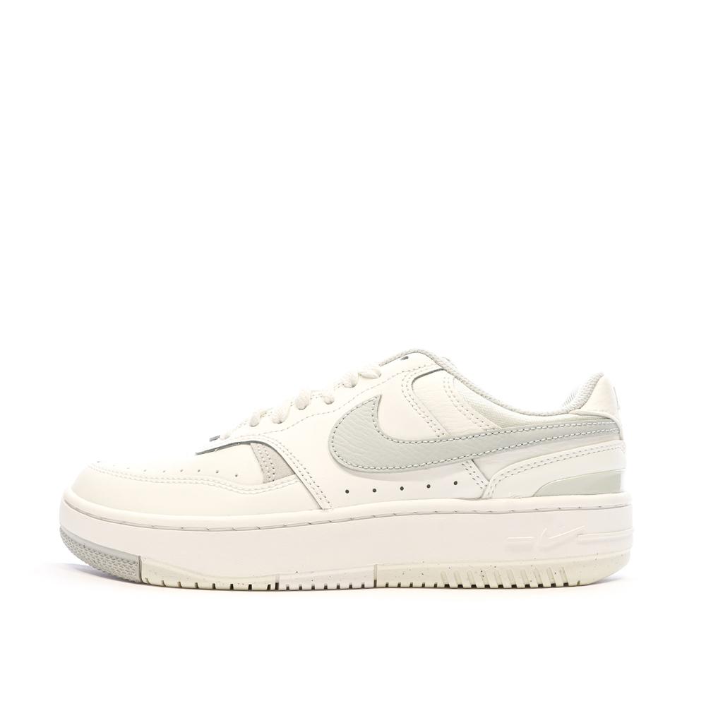 Baskets Blanches/Bleu Femme Nike Gamma pas cher